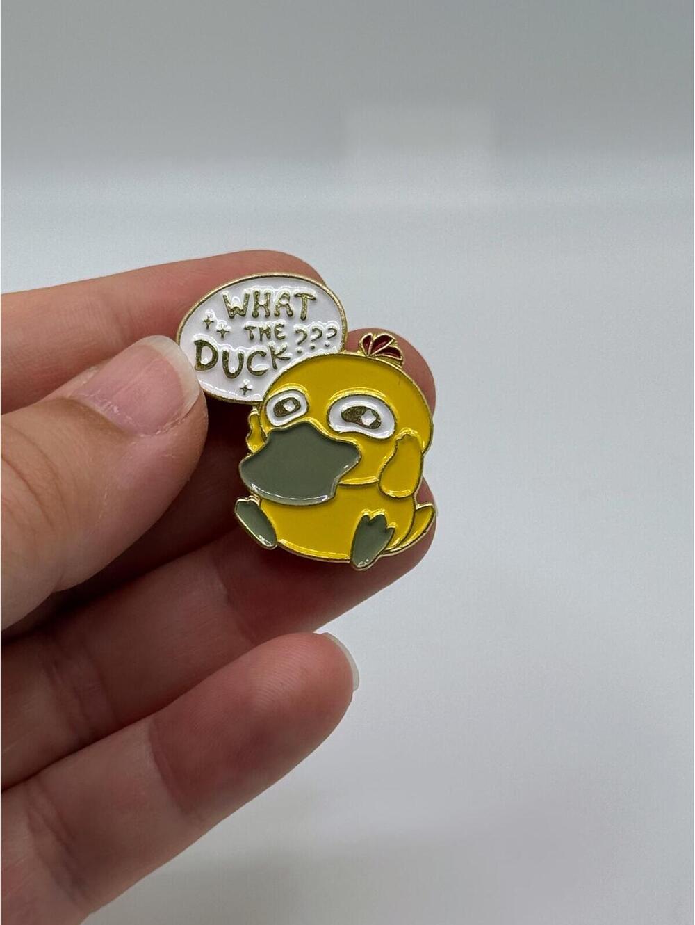 What the Duck??? Lapel Pin Psyduck Pokemon